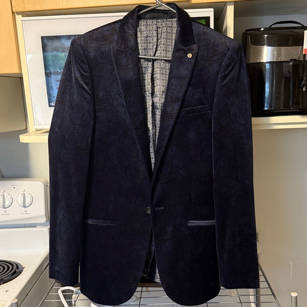 Stylish Midnight Blue Men's Blazer